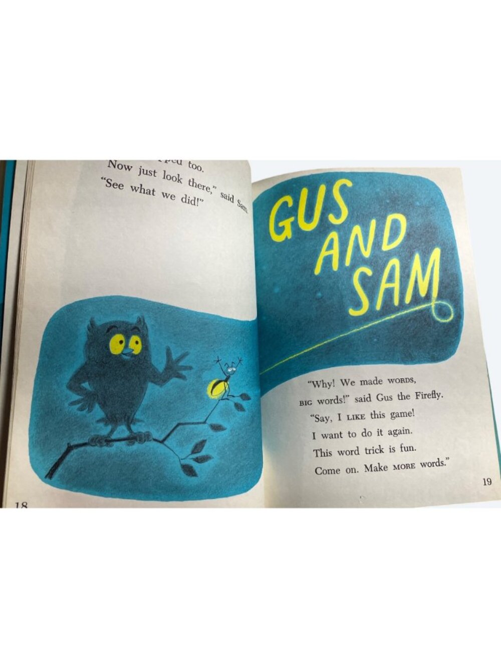 Sam And The Firefly P.D. Eastman 1958 Beginner Books Hardcover Book Club Edition - Picture 14 of 16